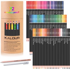 KALOUR Premium farveblyanter Rund - 72-stk.