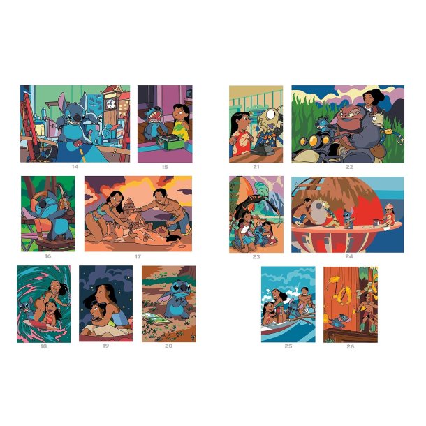 Disney paint by numbers - Lilo og Stitch