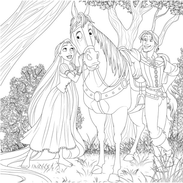 Disney Coloring Book - Love stories (The Lion King &amp; others)