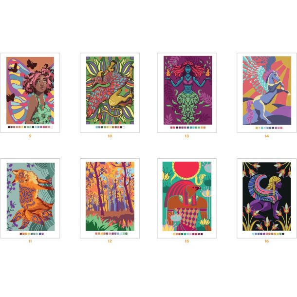 Paint By Numbers - Fantastic Animals and Mythological Creatures