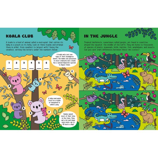 Glow-in-the-Dark Animals Sticker Activity