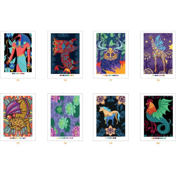 Paint By Numbers - Fantastic Animals and Mythological Creatures