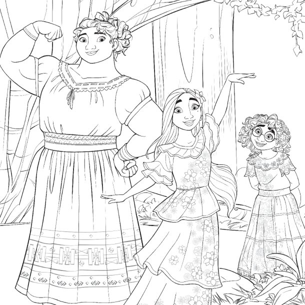 Disney Coloring Book - Brothers and Sisters (Frozen &amp; others)