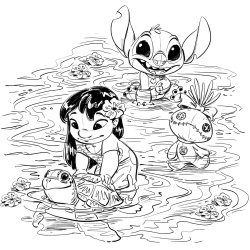 Disney Coloring Book - Little Dolls (Tangled &amp; others)