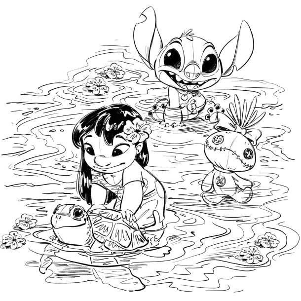 Disney Coloring Book - Little Dolls (Tangled &amp; others)