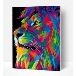 Paint By Numbers  - L�ve - 40 x 30 cm.