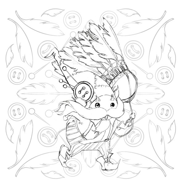 Pop Manga Paint and Ink Coloring Book