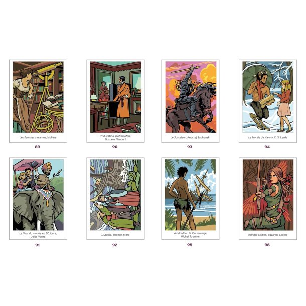 Paint-by-Numbers - The Great Classics of Literature