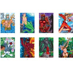 Paint-by-Numbers - Fantasy Worlds