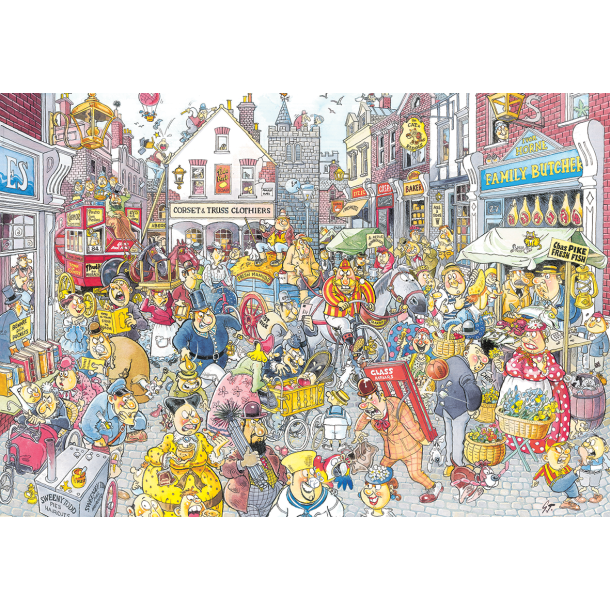 "Wasgij, Destiny 10, High Street Hassle" 1000 Brikker