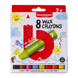 Wax Crayons, 8-pak
