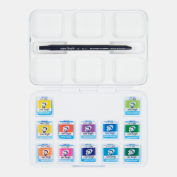 Van Gogh Akvarel - Pocketbox 12-Pan St Vibrant Colors