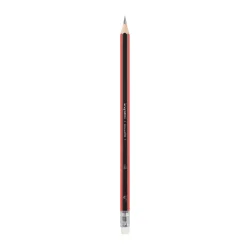 Bruynzeel HB-grafitblyanter med viskel�der � sort/r�d
