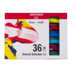 Amsterdam Akrylmaling, General Selection, 36x20 ML.