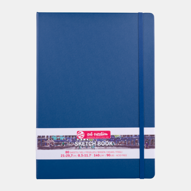 Hardcover Sketchbook - Navy Blue