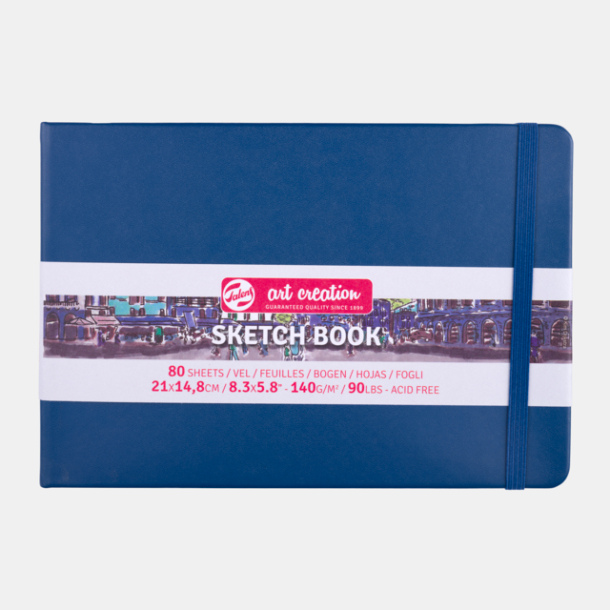 Hardcover Sketchbook - Navy Blue