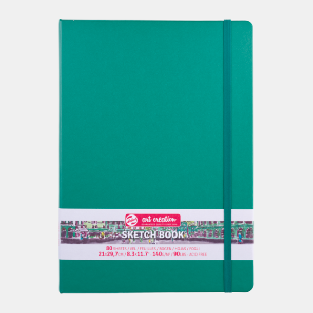 Hardcover Sketchbook - Forest Green