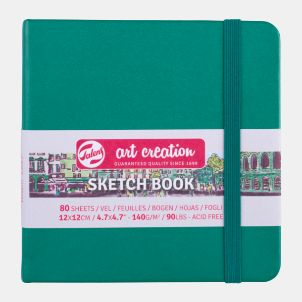 Hardcover Sketchbook - Forest Green