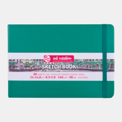 Hardcover Sketchbook - Forest Green