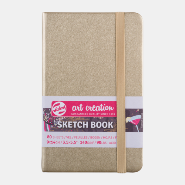 Hardcover Sketchbook - White Gold