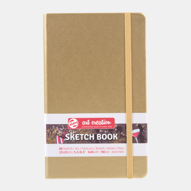 Hardcover Sketchbook - White Gold