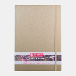 Hardcover Sketchbook - White Gold