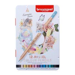 Bruynzeel Expression Farveblyanter Pastel 12-Pak