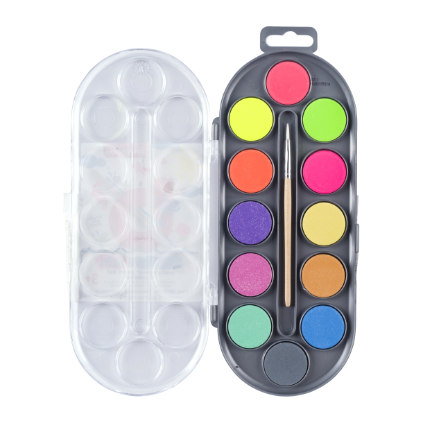 Akvarelst til Brn - Metalliske- &amp; Neonfarver