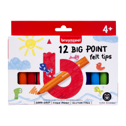 Big Point Filtspids Tuscher, 12-pak