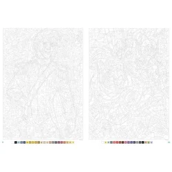 Disney Paint-by-Number - prinsesser og prinser - 48 stk. Akryltusch Pakke