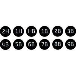 Bruynzeel Design Grafitblyanter 12-pak