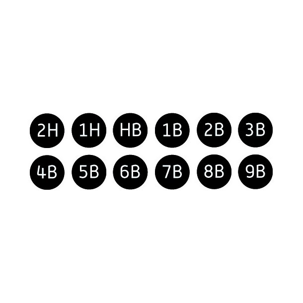 Bruynzeel Design Grafitblyanter 12-pak