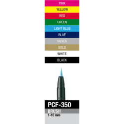 POSCA PCF-350 1-10 mm Fuldt Sortiment (1x10)