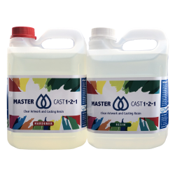 MasterCast 1-2-1 Clear Art Coating Resin 4 kg. 
