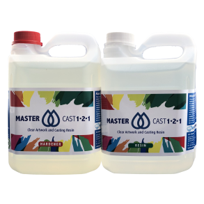 MasterCast 1-2-1 Clear Art Coating Resin 4 kg. 