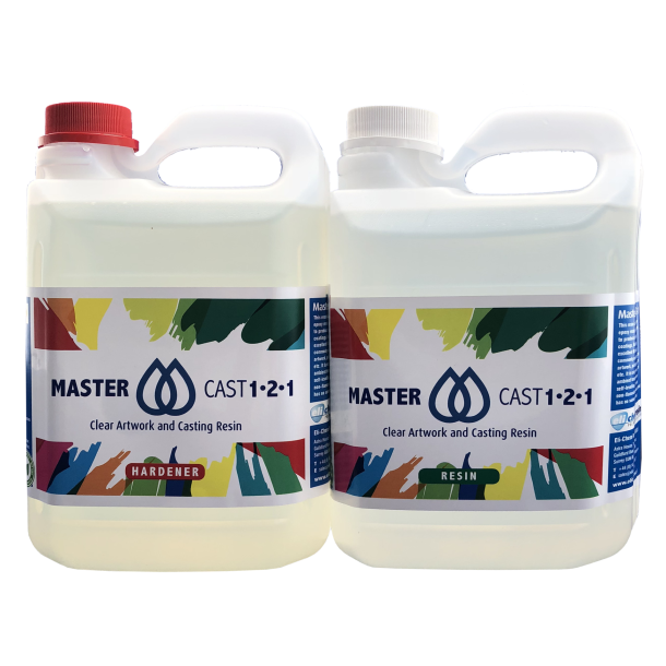 MasterCast 1-2-1 Clear Art Coating Resin 4 kg. 