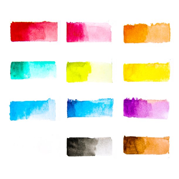 Mobee Akvarelst i Metaletui - 12-Pak