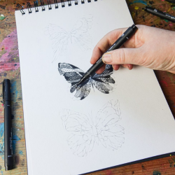 Uni pin - Permanent marker