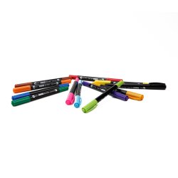 Mobee - Dualtip Marker Fine &amp; Extra Fine 12-Pak