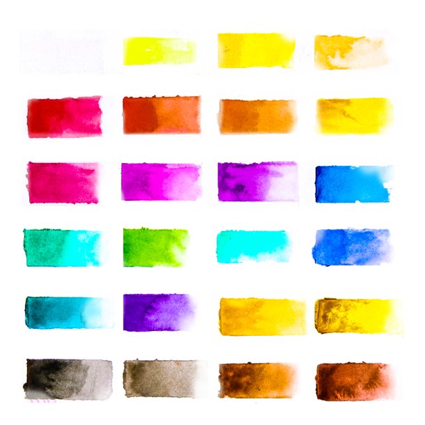 Mobee Akvarelst i Metaletui - 24-Pak