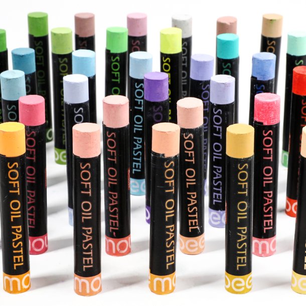 Mobee Blde Oliepasteller, Pastelfarver - 36+2-Pak 