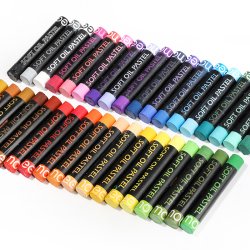 Mobee Blde Oliepasteller, Klassiske Farver - 36+2-Pak