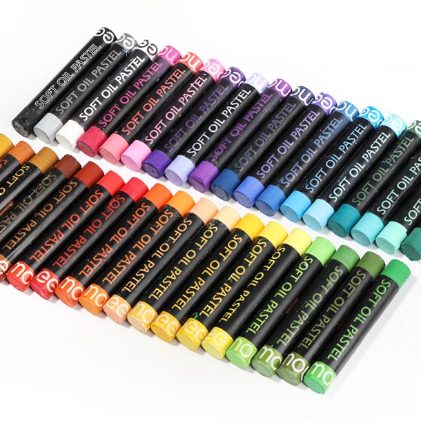 Mobee Blde Oliepasteller, Klassiske Farver - 36+2-Pak