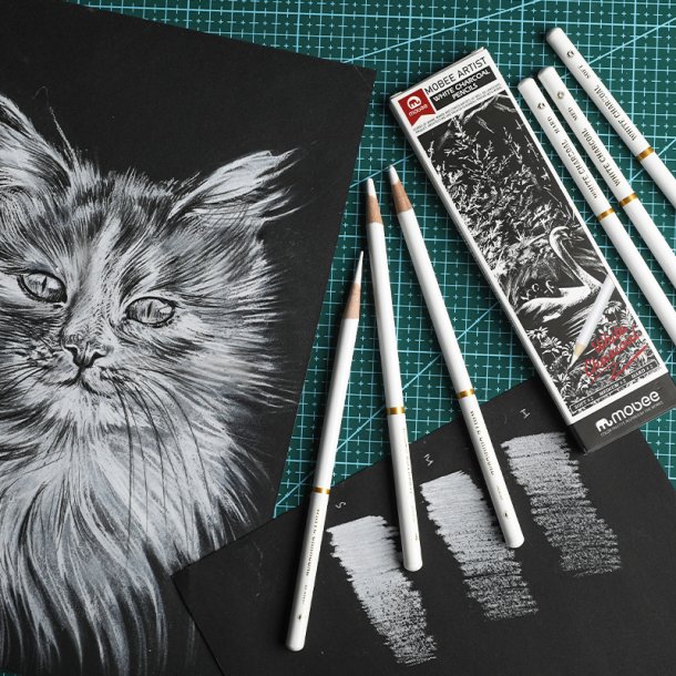 Mobee - Hvide Kulblyanter 6-Pak