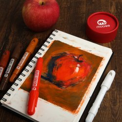 Mobee Silky Crayons - 24-Pak