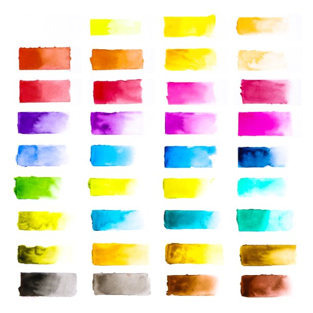 Mobee Akvarelst i Metaletui - 36-Pak