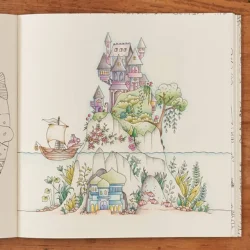 Johanna Basford Malebogspakke - 120 Vandbaserede twinmarkers + Gelly Roll 