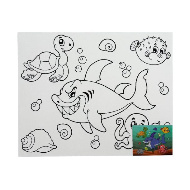 Mal-Efter-Tal Plade 20x25cm