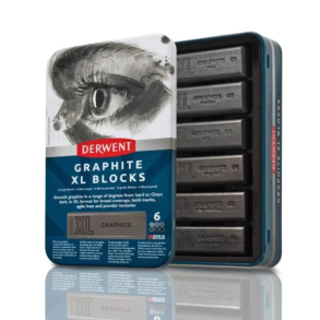 Derwent Graphite XL Blocks, 6-Pak