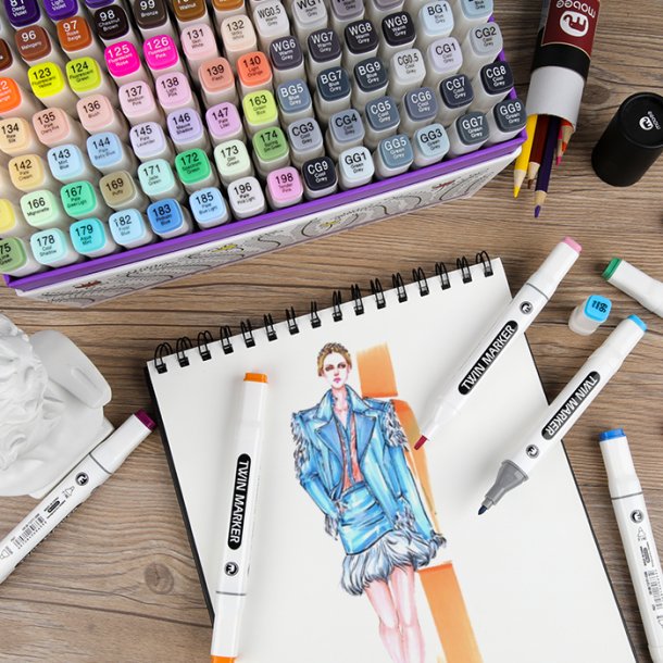 Mobee -  168-Stk Pro Twin Marker